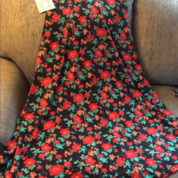 LuLaRoe Stunning Long Floral Maxi Dress New - Picture 6 of 6